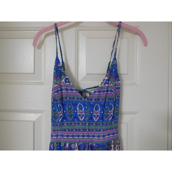 Darling NWT~Dress Day Open Back Floral Print Maxi Dress Size Medium - Picture 4 of 11